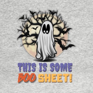 This Is Some Boo Sheet Fall Halloween Ghost Comic T-Shirt